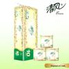Qingfeng 4-Ply Core-Wound European Courtyard Toilet Paper, Large Roll, 1000g Napkin Paper for Household Use.