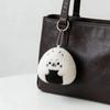 Rice and Vegetable Rice Ball Seal Plush Keychain Fluffy Soft Seal Plush Key Ring  Women Girls