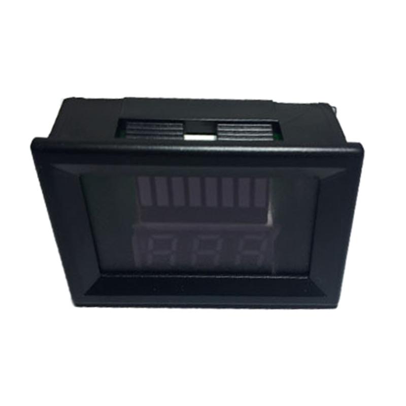 Battery Capacity Monitor 5-70V Voltmeter Multimeter Tester Power Percentage Volt Indicator Gauge Waterproof LCD Display