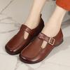 Fashion GKTINOO 100% Genuine Leather Shoes Woman Flat Shoes Loafers Large Size 43 Spring Autumn Shoes Comfort Soft Sole Flats Shoes