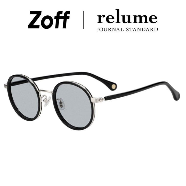 [Zoff] Zoff  JOURNAL STANDARD Relume Round Sunglasses (Black - ZO251G0414E2)  Journal Standard Relume  Plastic X Metal  Colored Lenses  Stylish, UV