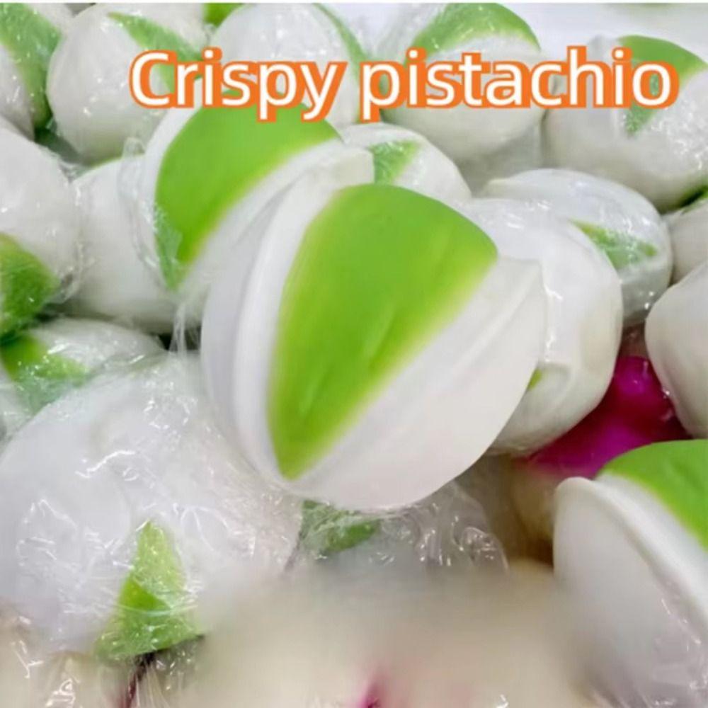 Shapable Crunchy Squeeze Non-bounce Blocks Filled Squishy Creative Pistachio Squishy Student Prize