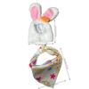 2x Porch Goose Outfits Multifunctional Easter Decor Decorative Hat and Bib for Courtyard Patio Farmhouse Party Housewarming Gift