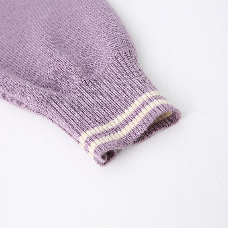 2025 New Style Grandma's Knitwear: Spring & Autumn Long Sleeve Pullover for Middle-Aged & Elderly Women