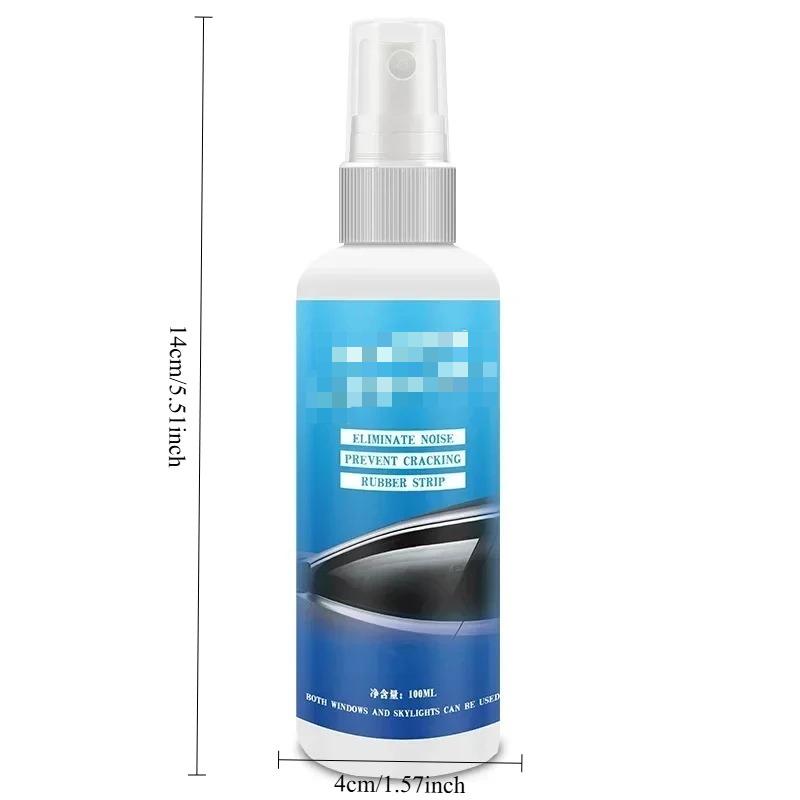 Car Silicone Spray Lubricant - Multi Surface Rubber Door Strip Softening Lubricant