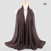 Hot Malaysian Indonesian Pearl Chiffon Stone Edge Turban Spring and Summer Long Women's Hijab Scarf 70x180cm