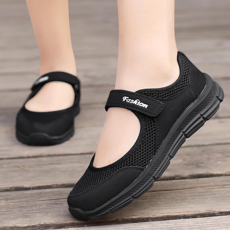 Women Shoes Breathable Vulcanized Shoes White ZapaWomen Sneakers Fashion Breathable Mesh Casual Walking Shoes Women Work Shoes