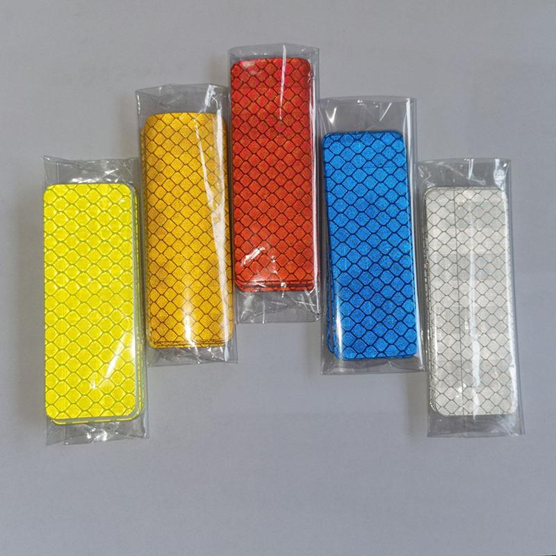 10PCS Night Reflective Stickers,Safety Warnings,Reflective Mirror Tape,Automotive Parts,For Various Vehicle Models