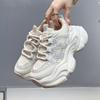 Fashion New Fashion Women Tennis Shoes Chunky Sneakers for Women Spring Autumn Thick Bottom Dad Shoe Ladies PU Leather Platform Sneakers