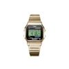 Classic Retro Minimalist Square Luminous Trendy Watch Unisex Watches Black Stainless-Steel T78677-Q