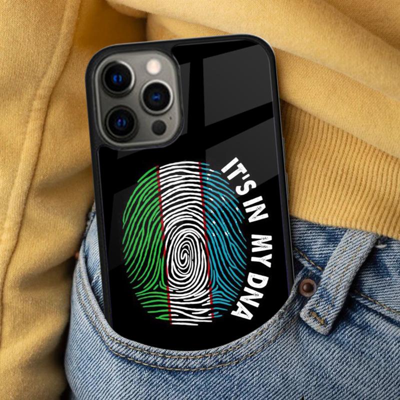 Usbekistan Flagge Weiche Handyhülle für iPhone 17 Air 16e Pro max 15 Pro 13 14 Plus 11 12 MagSafe Magnetische Coque