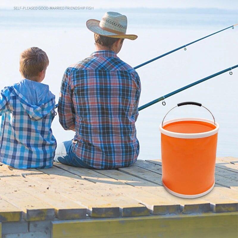 Bucket Folding Bucket Car Wash Car Bucket Fishing Bucket Washing Retractable Vehicle Bathroom Kitchen Clean Canvas Supplies new