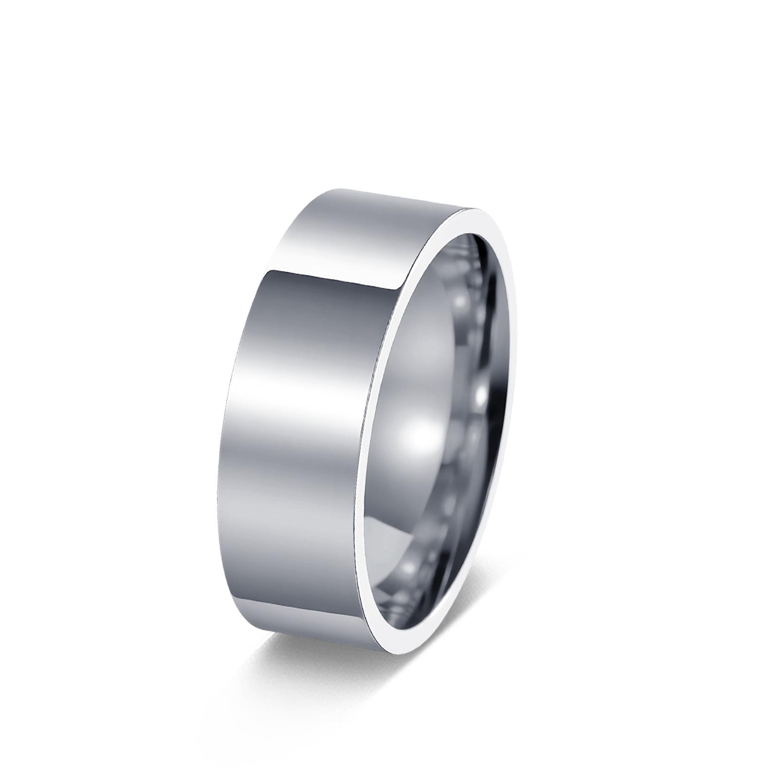 

Мужское европейское и американское кольцо-печатка из нержавеющей стали с бриллиантом – Большое квадратное спортивное украшение 12th