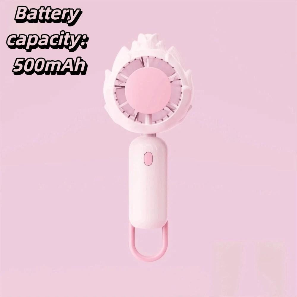 High Speed High Speed Hand Fan USB Rechargeable Mini Fan for 3.7V500mAh Travel розовый