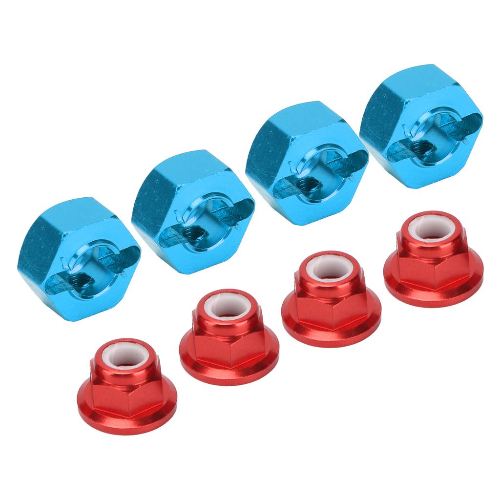 12mm Wheel Hex Hub Aluminum Alloy Upgrade Replace Extension Hex Drive Adapter with Prevent Slip Screws 1Celsius10 1Celsius12 RC Car