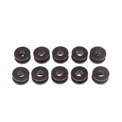 Innovative And Practical For     10Pcs Motorcycle Side Cover Black Rubber Grommets Gasket Fairings