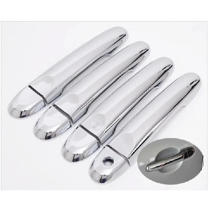 Für Nissan March Micra K13 2010 2011 2012 2013 2014 2015 ABS Hochglanz Schwarz Türgriffabdeckung Zierleiste Aufkleber Auto Styling Zubehör