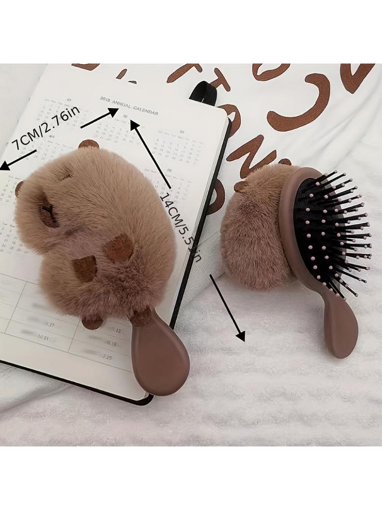 Capybara Air Cushion Comb Kapibala Head Massage Airbag Comb Anti-Static Portable Travel Girl Hair Combs Styling Tool