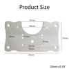4Pack Stainless Steel Hinge Repair Plate Furniture Door Hinge Repair Accessories