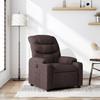 VidaXL Recliner Armchair, Chair with Footrest, Seat with Backrest and Armrests Living Room, Modern, Brown 374152