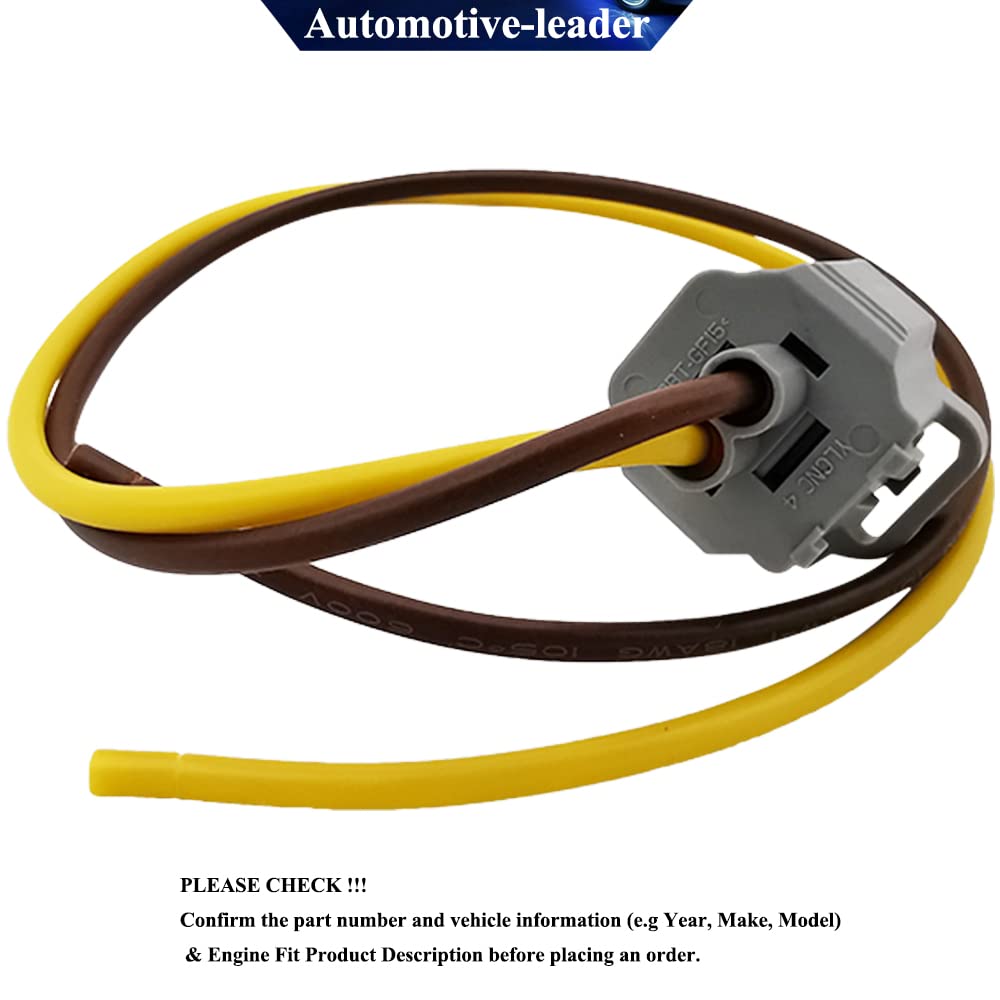 158-0421 Motorsports Coolant Temperature Sensor Connector Repair Pigtail Plug Harness Wire for 2003-2021 Toyota 2-Wire 1580421