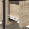 Nightstand Sonoma Oak 35 X 36.5 X 47 Cm Engineered Wood
