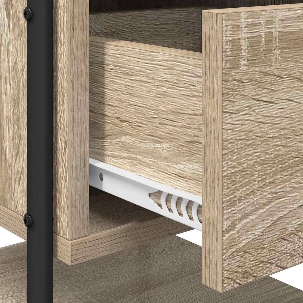 Nightstand Sonoma Oak 35 X 36.5 X 47 Cm Engineered Wood