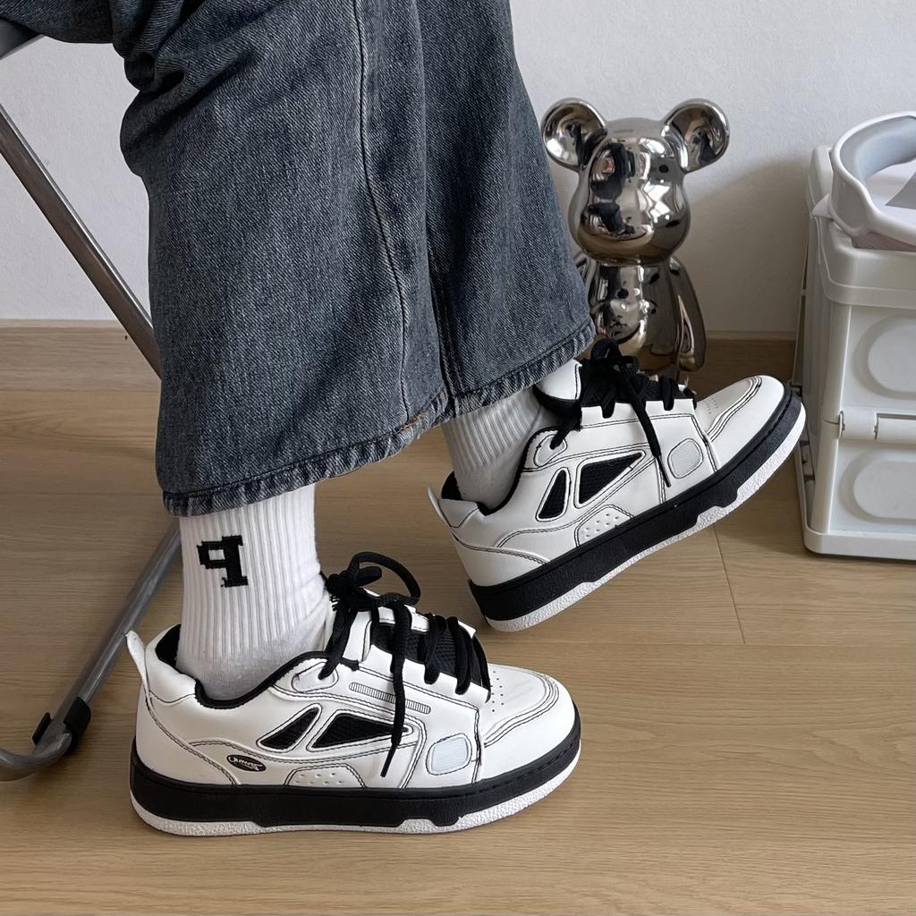 Summer ins sports board shoes chic niche retro breathable board shoes