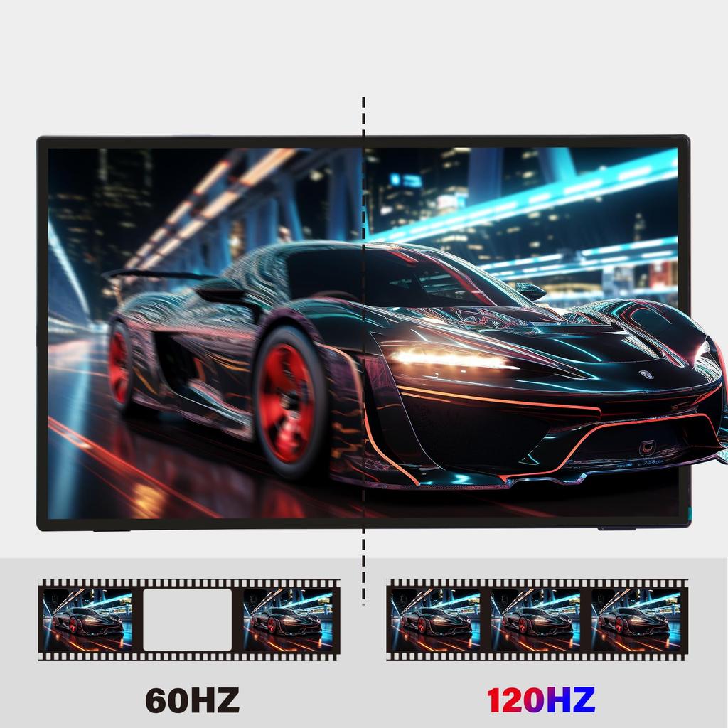 GeeekPi 1920x1080 Capacitive Touchscreen IPS Display Portable Screen Supports Installing Raspberry Pi 18.5" 100-120Hz Monitor, 5/4B/3B/3B+
