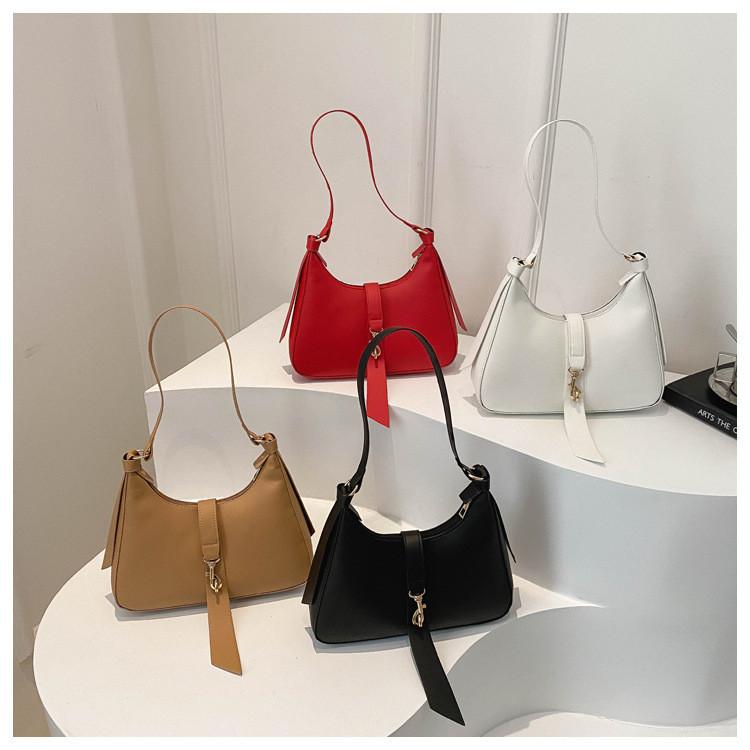 Fashionable French Style Shoulder Bag 2024 Spring Summer Trendy Simple One-shoulder Crossbody Bag For Women
