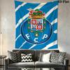 FC Porto Wall Tapestry Aesthetic Wall Hanging Printed Fabric Blanket Decorative Tapestries for Bedroom Living Room Home Decor
