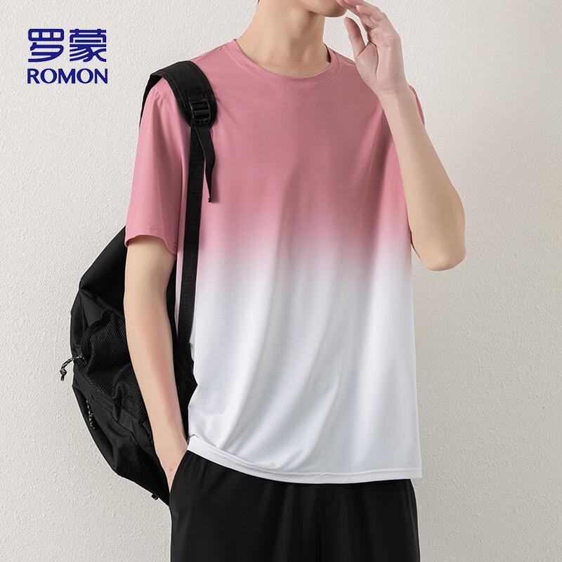 ROMON Men's Ice Silk Short Sleeve T-Shirt 8210