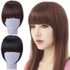 Pretty Girl's Clip On/In Neat Bang Straight Fake Fringe For Bob Hair Style KTB