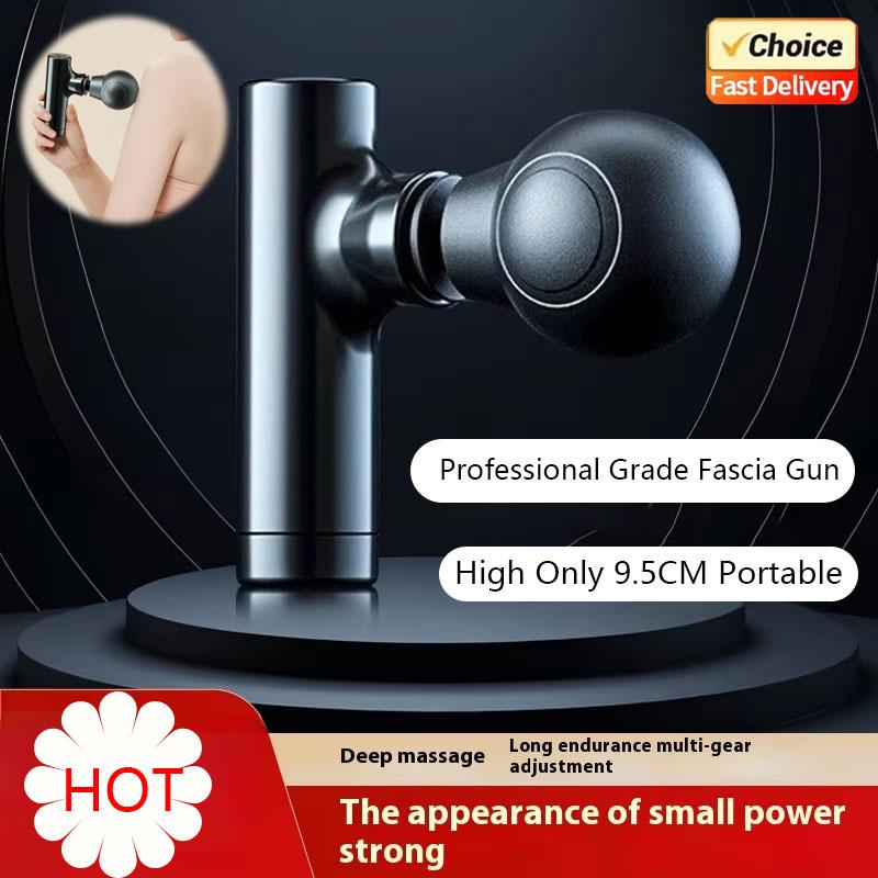 New Mini Massage Gun USB Portable Muscle Relaxation for Neck Back Shoulder Pain Relief Fitness Equipment