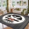 Covor din Catifea Cristal cu Design Swansea City Covoraș Decorativ Moale pentru Dormitor Intrare