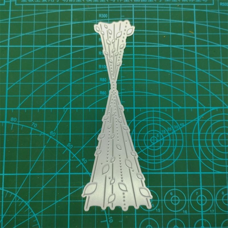 Blatt Vorhang Metall Schneiden Stirbt DIY Handwerk Carbon Stahl Präge Vorlage Schablone Scrapbooking für Karte Stanzen Form