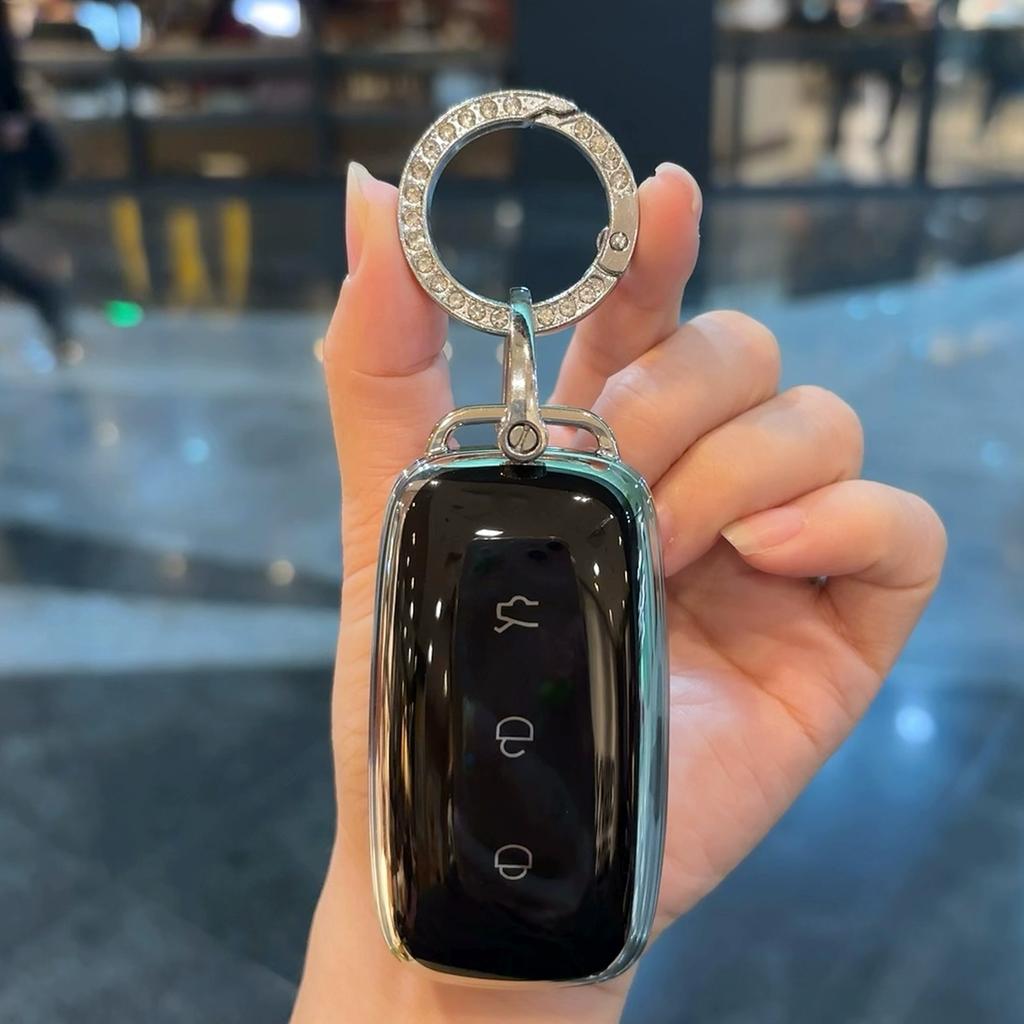 High End Tpu For Geely Galaxy Ex5 E5 Emi Proton E.Mas 7 5 E8 Starry 8 Cityray L6 L7 Car Key Case Cover Fob Keychain Accessories