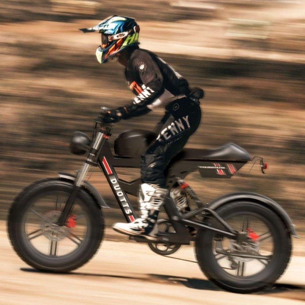 Elektrofahrrad Duotts F20, 750W Motor, 52V 27AH Akku, Höchstgeschwindigkeit 40 km/h, Reichweite 140 km, 20x4.0 Zoll Reifen