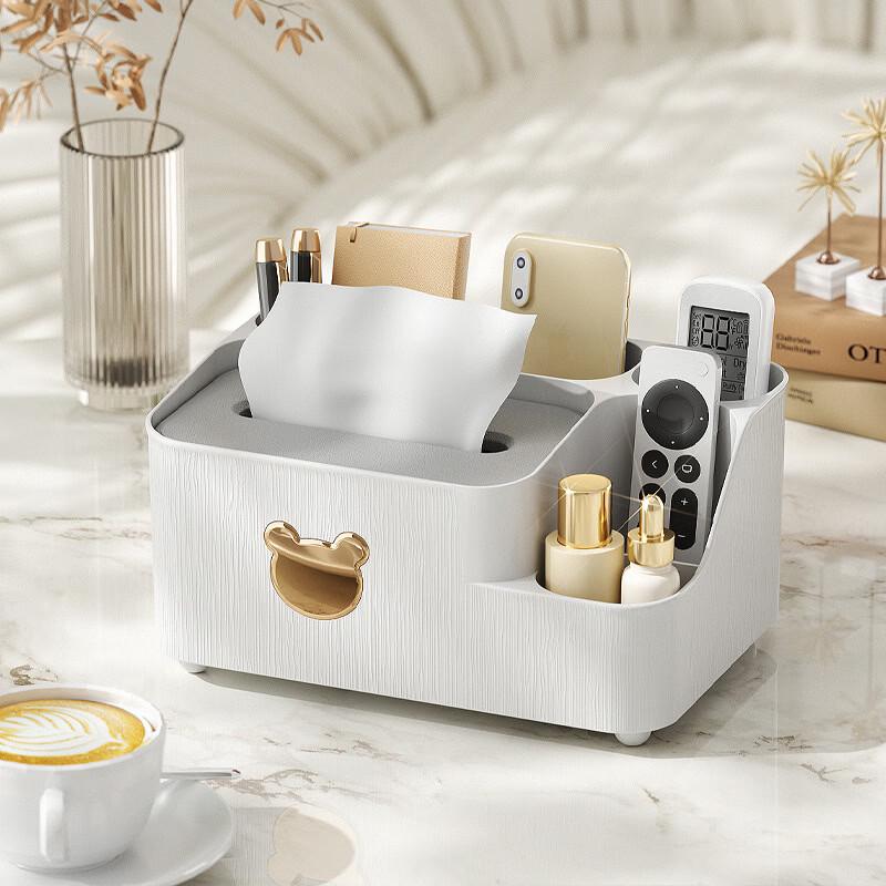 Qingye Creative Desktop Tissue Box with Storage