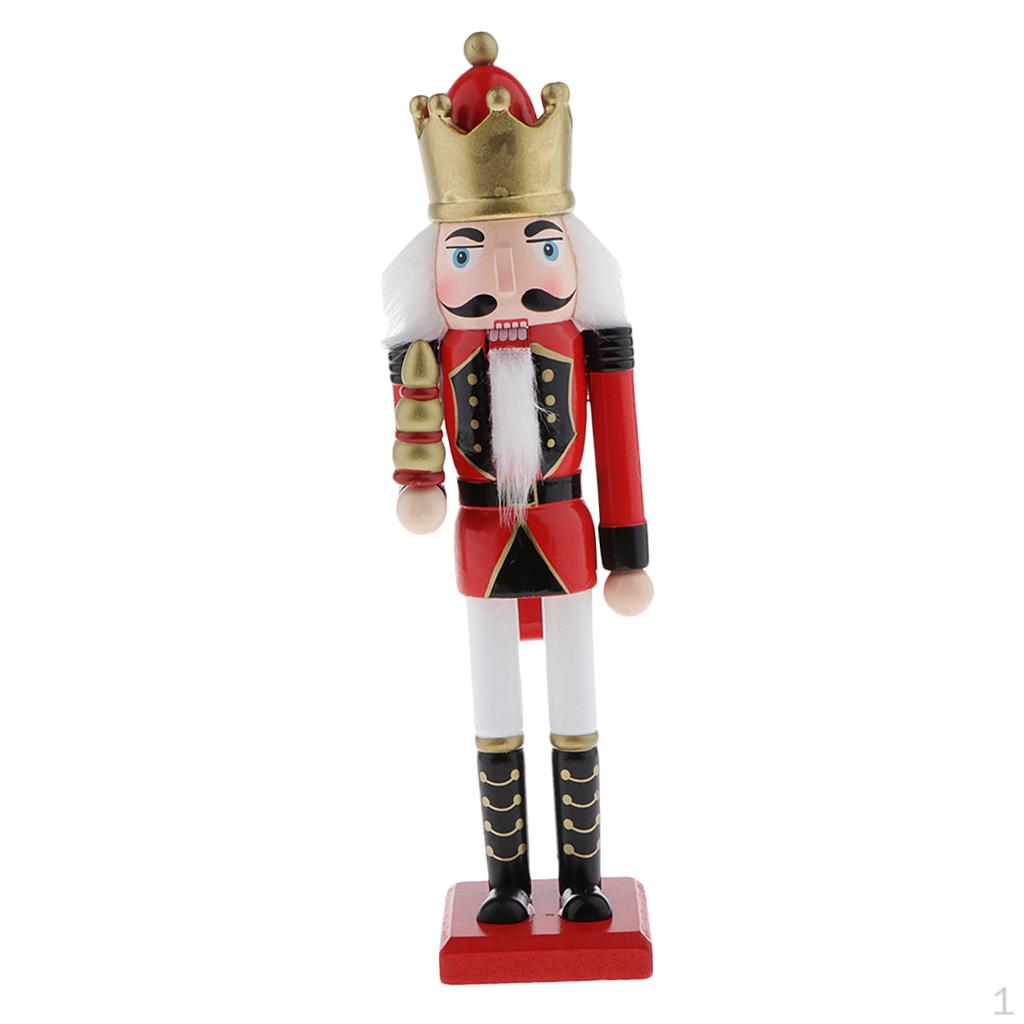 /Soldier Nutcracker Traditional in Uniform, Collectible Music Box Festive christmas
