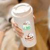 60Pcs/Set Cartoon Cake Cat Sticker Self-adhesive Waterproof PVC Removable DIY Animal Kitten Phone Cover Luggage Skateboard Decal Students Supplies