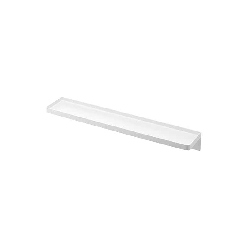 Yamazaki (Yamazaki Industries) Washbasin Gap Tray, White, W8.6 X D44 X H5.5cm, Tower Series, Gap Filler, Gap Guard, Gap Cover, 10135