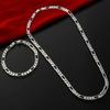 Fashionable Chain Necklace Metal Jewelry Set Metal Necklace Set Chain Link Party Accessories Chain Jewelry Metal Texture