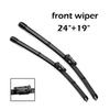 Wiper Front & Rear Wiper Blades Set For Skoda Octavia 5E A7 Estate  2014 2015 Windscreen Windshield Window 24"+19"+14"