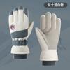 Guanti da sci invernali, touch screen impermeabile per ciclismo all'aperto, guanti isolanti in peluche, silicone antiscivolo e resistente all'usura Resistente a -40 ° C