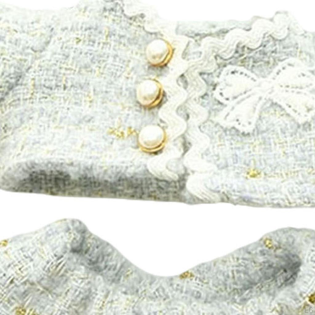 15cm or 17cm Doll Clothes Accessories with Fashion Coat Dress and Hair Accessory Costume for Party