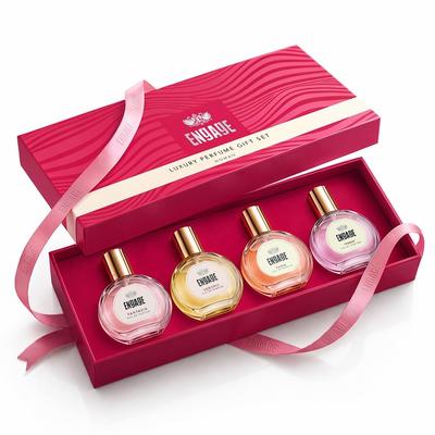 Engage Zestaw Luksusowych Perfum dla Kobiet 100ml (25ml x 4) | 4 Unikalne Zapachy EDP Długotrwałe