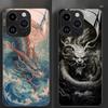 Chiny smok etui na telefon komórkowy apple 17 moda modna marka iphone16 wysokiej klasy szklane etui 12promax etui ochronne