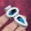 Copper Lapis Turquoise Handmade Gemstone Pendant, 925 Solid Sterling Silver Pendant Antique Jewelry, Love Forever Gift