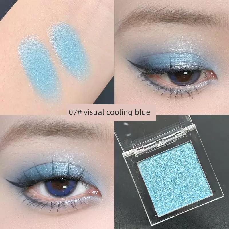 Mint Mambo Eyeshadow Blue Green Single Color Low Saturation Summer Cool Eye Makeup Matte Pearlescent Cool 2026 Edition
